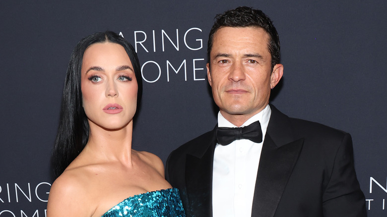 Katy Perry et Orlando Bloom posent