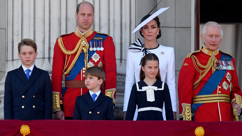 Famille royale britannique en 2024