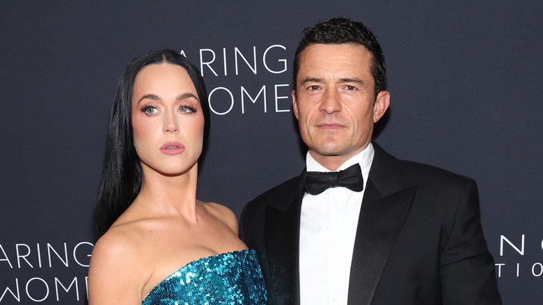 Orlando Bloom et Katy Perry posent au dîner Kering for Women 2024