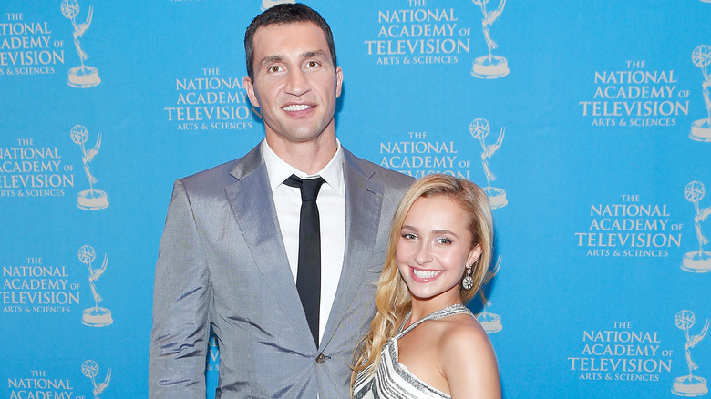 Wladimir Klitschko et Hayden Panettiere tapis rouge