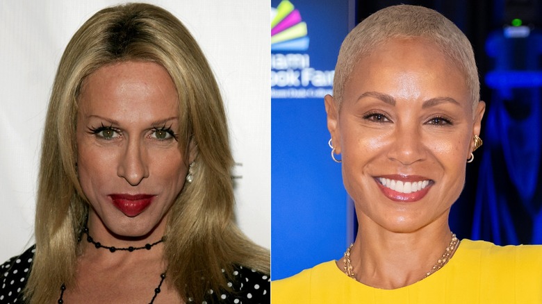 Alexis Arquette, à gauche, et Jada Pinkett Smith, à droite