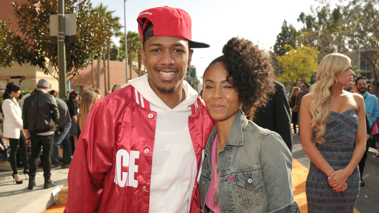 Nick Cannon et Jada Pinkett Smith posent ensemble en 2012