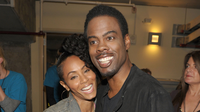 Jada Pinkett Smith et Chris Rock posent ensemble