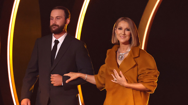 René-Charles Angélil et Céline Dion aux Grammys