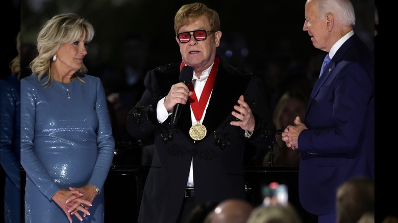 Robe Jill Biden Elton John