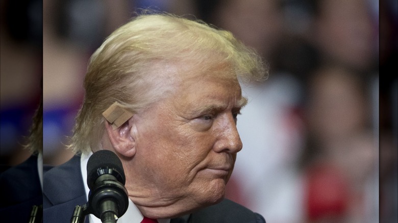 Les cheveux combover de Donald Trump parlent