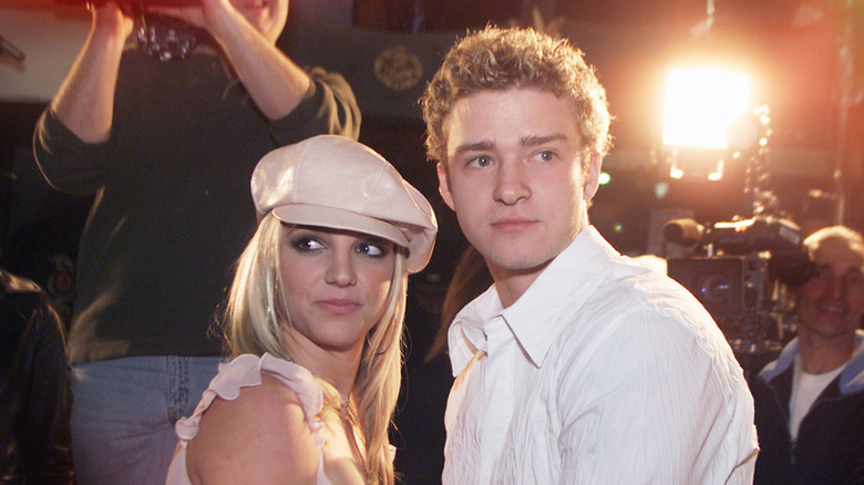 Britney Spears et Justin Timberlake posent ensemble