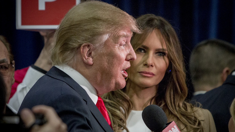 Donald Trump parle de Melania