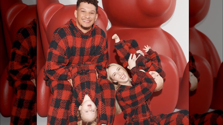 Patrick Mahomes Pyjama à carreaux Brittany Mahomes