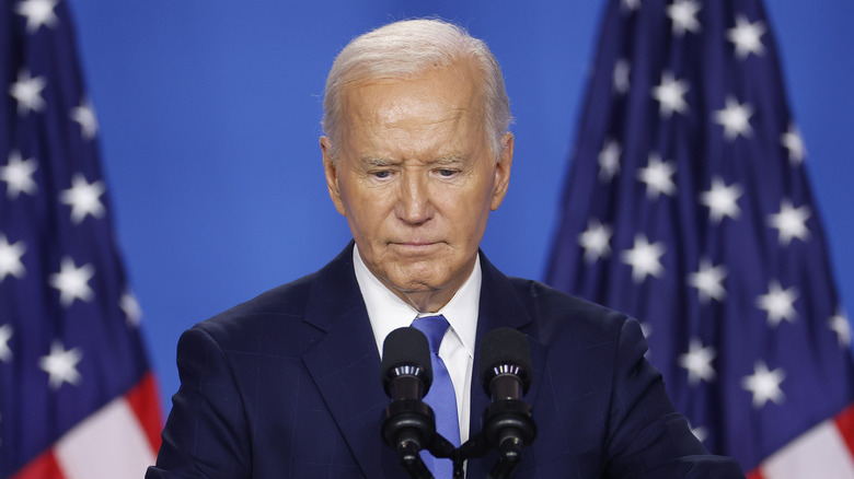 Joe Biden prononce un discours