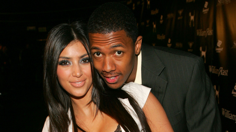 Kim Kardashian et Nick Cannon posent ensemble