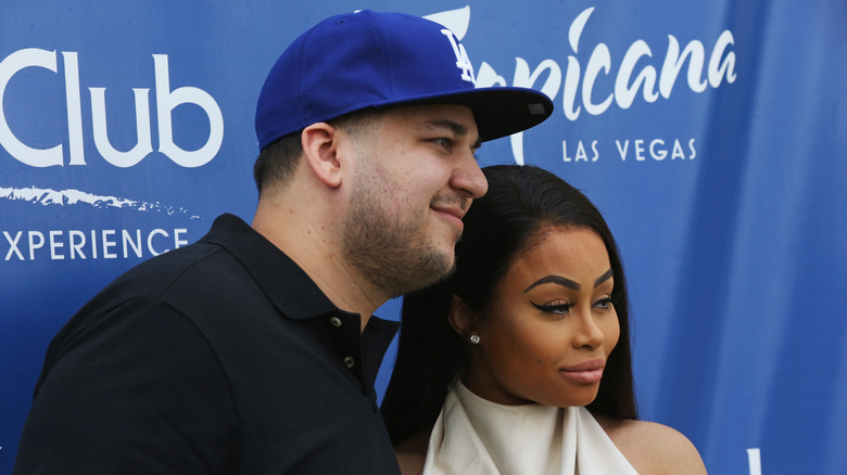 Blac Chyna et Rob Kardashian posent ensemble