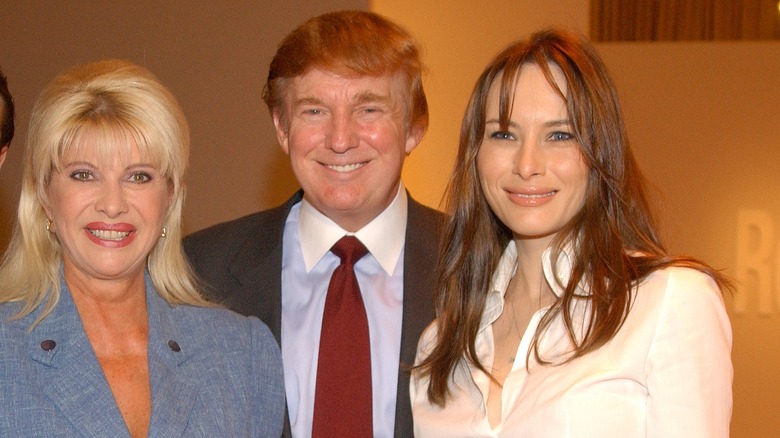 Ivana Trump Donald Trump Melania Trump