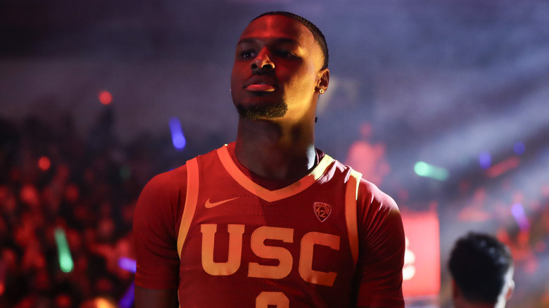 Bronny James en maillot de l'USC