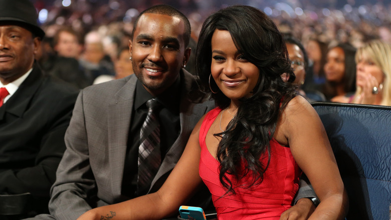 Nick Gordon, Bobbi Kristina Brown souriants