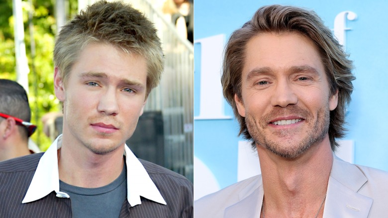 Chad Michael Murray à l'époque, à gauche, et maintenant, à droite