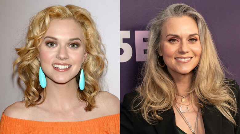 Hilarie Burton alors, à gauche, et maintenant, à droite