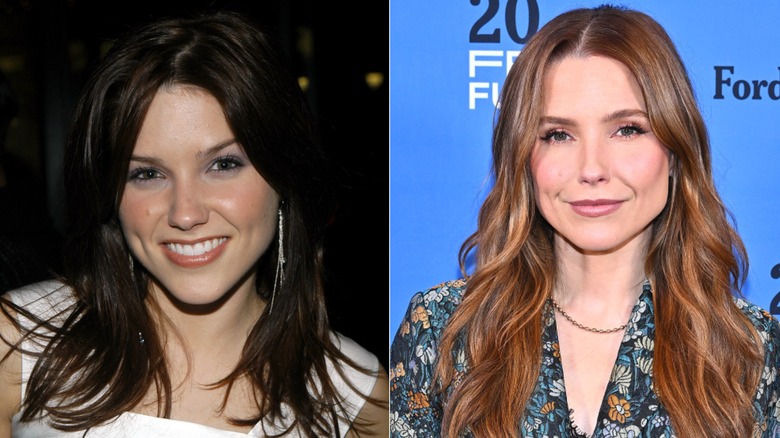 Sophia Bush alors, à gauche, et maintenant, à droite