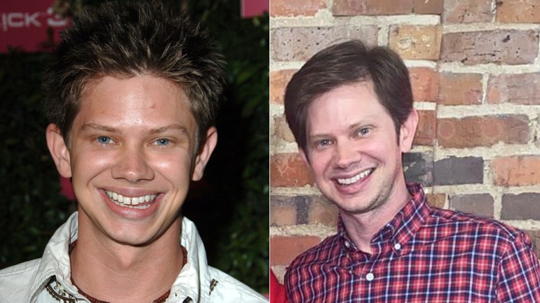 Lee Norris alors, à gauche, et maintenant, à droite