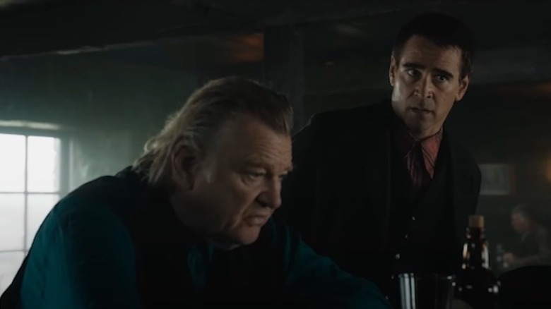 Brendan Gleeson et Colin Farrell dans une scène des Banshees d'Inisherin