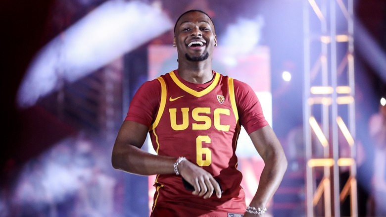 Bronny James en maillot de l'USC