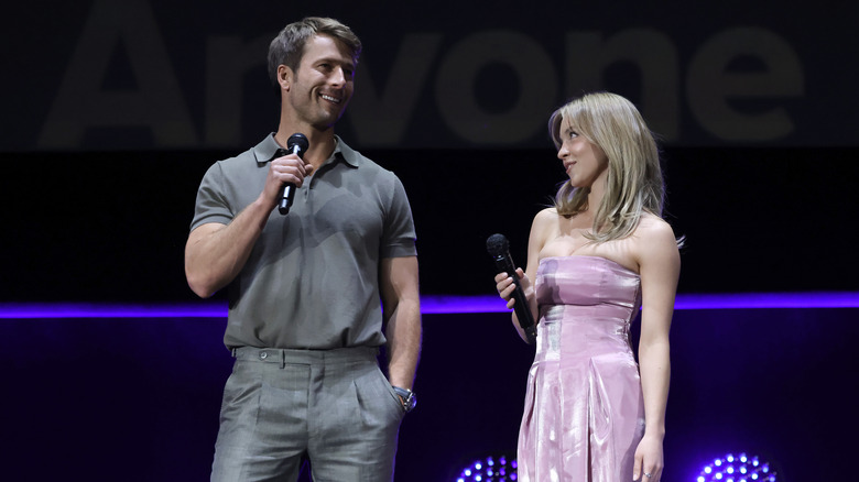 Glen Powell et Sydney Sweeney à CinemaCon