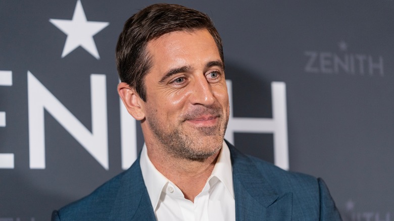 Aaron Rodgers souriant