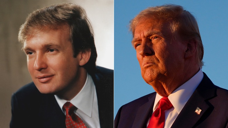 Donald Trump en 1983 et 2024