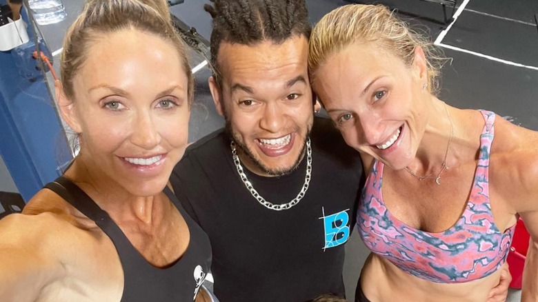 Lara Trump et ses amis selfie à la salle de sport