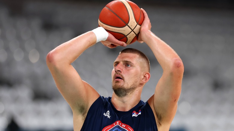 Nikola Jokić s'entraîne aux Jeux olympiques