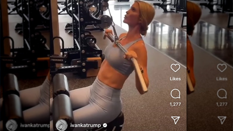 Ivanka Trump s'entraîne