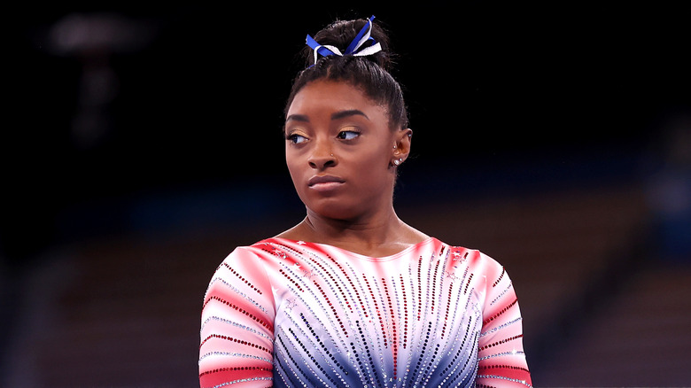 Justaucorps avec attaches pour cheveux Simone Biles