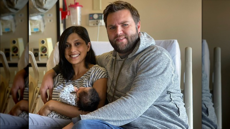 Usha, JD Vance avec bébé