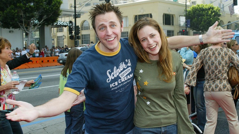 James Gunn, Jenna Fischer souriant