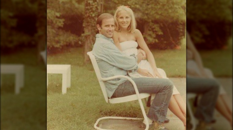 Une jeune Jill et Joe Biden