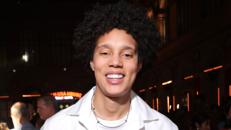 Brittney Griner sur un tapis rouge