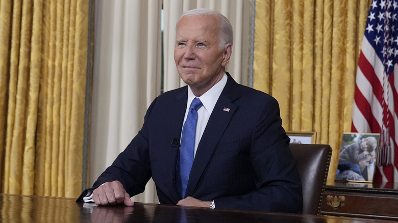 Joe Biden parlant