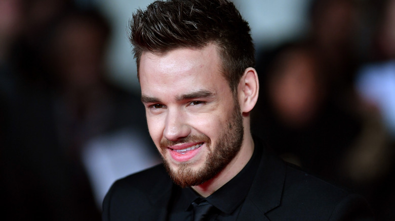 Liam Payne pose à la première de 