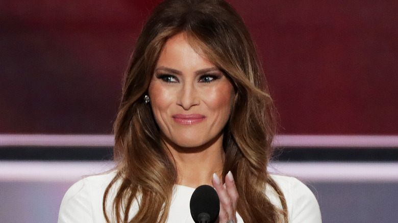 Melania Trump parlant