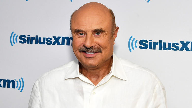 Le Dr Phil pose à SiriusXM Radio