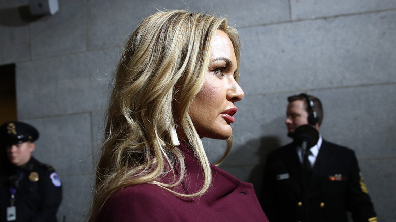 Vanessa Trump arrive à l'investiture de Donald Trump