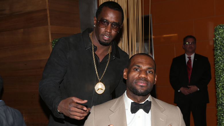 LeBron James et Diddy assistent au dîner des Deux Rois