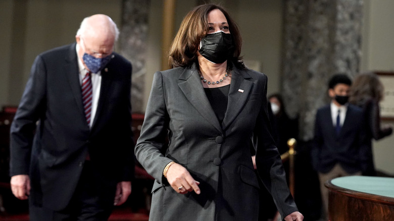 Costume de masque facial Kamala Harris