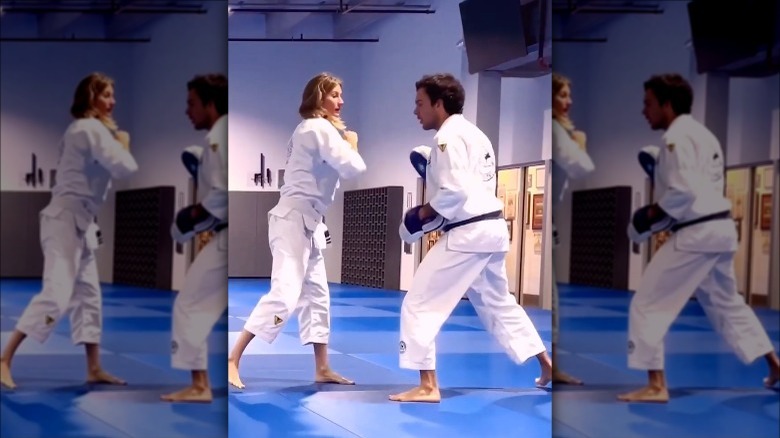 Gisele Bundchen s'entraîne au Jit-Jitsu avec Joaquim Valente