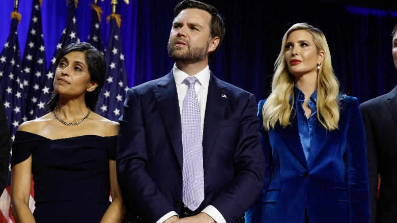 Usha Vance JD Vance Ivanka Trump le soir des élections