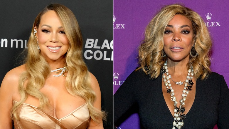 Mariah Carey ; Wendy Williams souriante