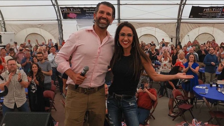 Don Trump Jr., Lauren Boebert posant