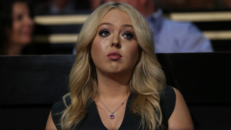 Tiffany Trump a l'air distante