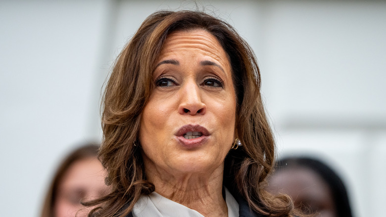 Kamala Harris parlant