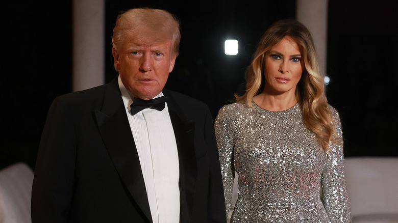 Donald et Melania Trump en tenue de soirée 